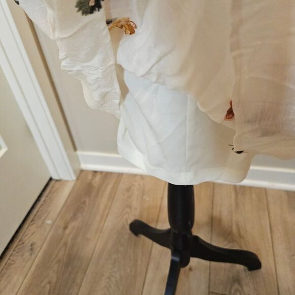 NWT Anthropologie Fig & Flower Bohemian V-Neck Floral Dress Size Small - Picture 6 of 7